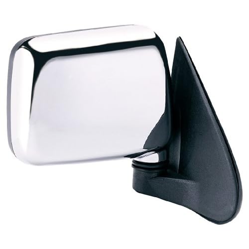 Fit System Passenger Side Mirror for Isuzu Pick-Up, Rodeo, US Built, Chrome, Foldaway ; Isuzu Rodeo, Chrome, Foldaway, Manual