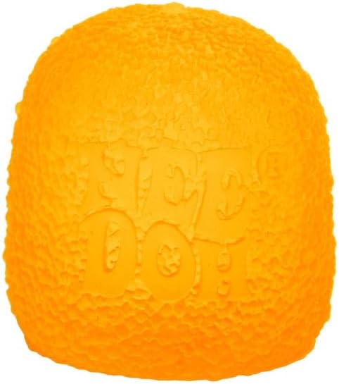 Schylling NeeDoh Gumdrop - Textured Sensory Toy with Super Solid Squish - 2.5" Tall - Orange (Pack of 1)