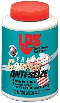 Copper Anti-Seize Lubricants Style: Container Size 2:1/2"lb, Pkg Bottle (02908)