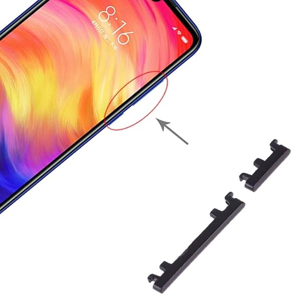HONGYAN Power Button and Volume Control Button for Xiaomi Redmi Note 7 Pro/Redmi Note 7