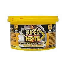 Multipurpose Lithium Grease Superkote 2000 | NLGI 2 | Lubricant Grease | Extreme Pressure | High Temperature | Heavy Duty | Bearing | Trailer Axle | Chassis | Automotive | Amber Grease | 360 gr Can