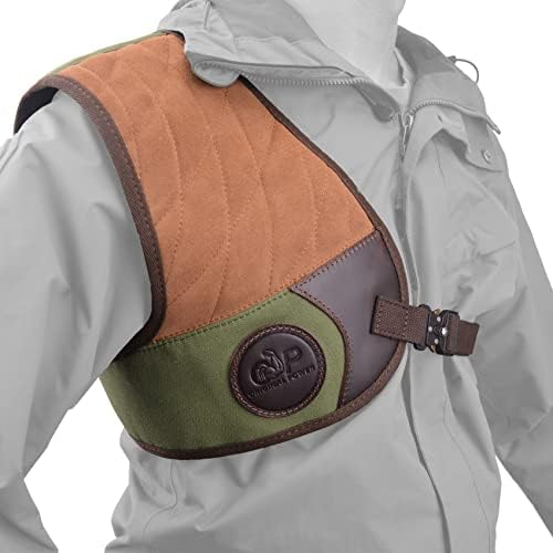 WAYNES DOG Leather Canvas Shooting Recoil Shields with Durable Construction