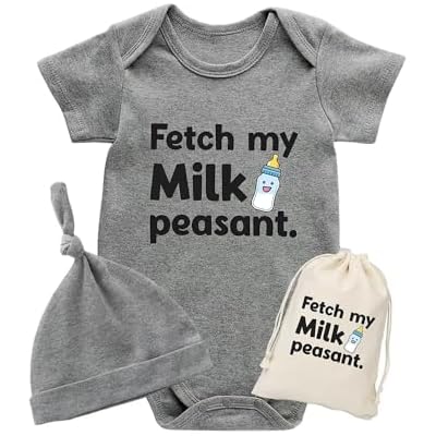Baby Twins Bodysuits Fetch My Milk Peasant Baby Clothes Newborn Cute Infant Unisex Toddler Outfits Romper With Hat