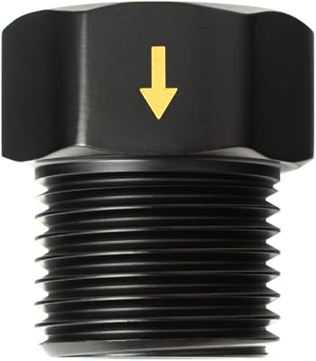 High Sierra - Solid Lead-Free Brass Construction. Certified Vacuum Breaker and Backflow Preventer for Handheld Shower Heads - Matte Black Finish