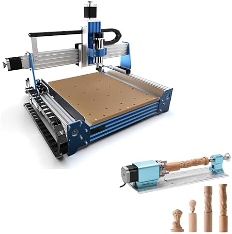 Genmitsu CNC Router Machine PROVerXL 4030 + Rotary Module Kit with NEMA23 Planetary Geared Stepper Motor