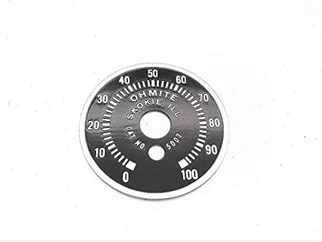 Plate, Dial - 5007E