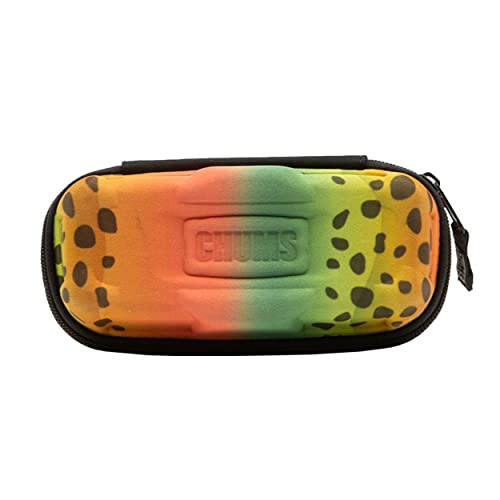 Chums The Vault - Hard Sided Sunglasses Case - Durable Protective Eyewear Pouch with Carabiner, One Size