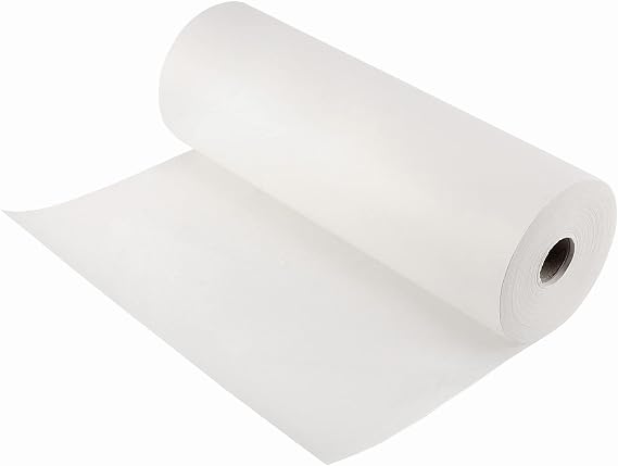 JAPCHET Chinese Calligraphy Paper Writing Xuan Paper Rice Paper Roll Half Raw Ripe Sumi Paper for Writing, Drawing, 35cm x 100m/ 13.78 Inch x 328 feet