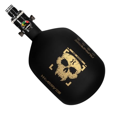 HK Army HPA Paintball Tank - Lightweight Alpha Air Carbon Fiber Compressed Air Tank - 48ci4500 psi