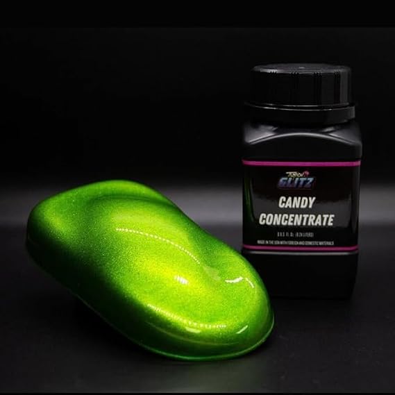 Lime Green Candy Spray Can Paint, 12oz | High-Gloss Polyurethane Automotive Paint | Professional-Grade Candy Paint for Cars, Motorcycles & More