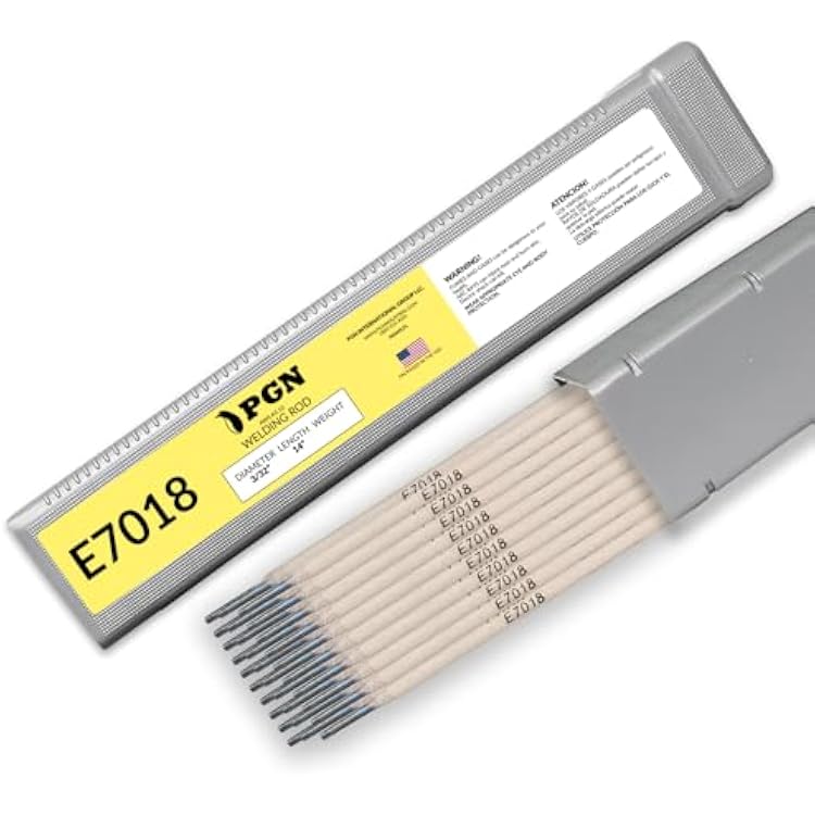PGN E7018 Welding Rod 332 10LB Welding Rods 7018, Low Hydrogen, Structural Steel Stick Electrodes, ACDC All-Position 332 7018 Welding Rods - 770478