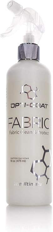 OPTI-COAT Fabric Clean & Protect Clean Away Grease, Stains, Spills from Fabric & Carpet Surfaces; Leaves Polymetric Protectant (16 Fl. Oz.)