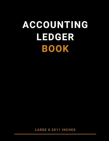 Large Simple Accounting Ledger Book Size 8.5 x 11 inches: Debit & Credit Tracker, Simple Accounting Log Book for Bookkeeping for Small/Medium ... and Transactions, Black Matte Finish Cover