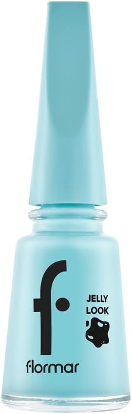 Flormar Jel Görünümlü Parlak Oje (gökyüzü Mavisi) - Jelly Look Nail Enamel - Jl09 Sky Blue - 8690604233670