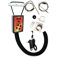 IQ120 BBQ Temperature Regulator Kit with Small Adjustable Kamado Pit Adapter