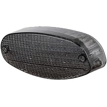 LED Brake Light Rear Lamp+ Integrated Turn Signal Idicators Fit Yamaha 1999-2009 XVS1100 VStar Custom; (Smoke Lens)