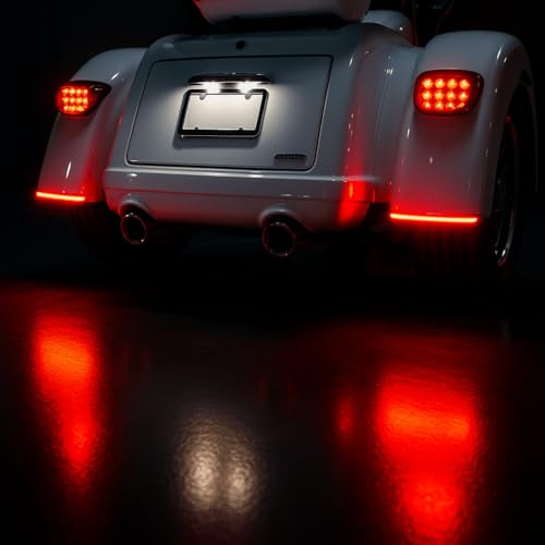 Eagle Lights LED Fender Brake Light for 20092025 Harley-Davidson Tri-Glide Models Red