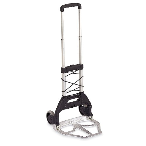 WESCO 220646 Aluminum Folding Hand Trucks, Poly Mini Mover