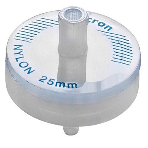 OmicronTM SFNY25PB Nylon Syringe Filter Non-Sterile, HPLC Certified, 25mm, 0.1um, Pack of 100 X 5