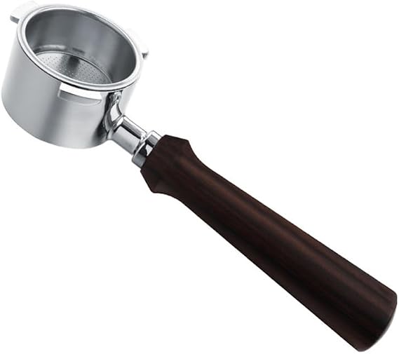Replacement 51mm Bottomless Portafilter for DeLonghi EC9355.M, EC9155.MB, EC9865.M Espresso Machine - Coffee Maker Handle Holder with Cup Basket Filter