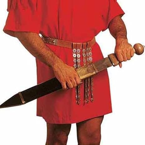 Museum Replicas Roman Belt with Hanging Leather Strips