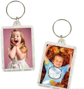 24 Photo Frame Keychains