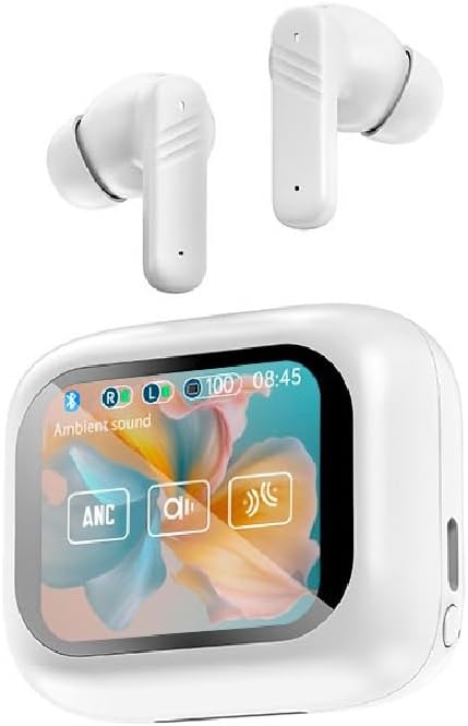 Hp-620 Bluetooth Kablosuz Kulaklık Led Dokunmatik Ekranlı Şarj Kutusu Renkli Lcd Hızlı Bağlantı Siyah