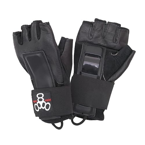Triple Eight Hired Hands Glove Wrist Protection for Skateboarding, in-Line Skating, Rollerblading, and Roller Derby