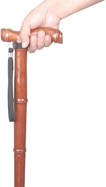 Wood Cane Wooden Walking Cane Solid Wooden Cane, Disabled&elderly Lightweight Solid Walking Stick, Hiking Sticks/Walking Poles for Hiking, Trekking, Camping, Traveling, Climbing decoration wood