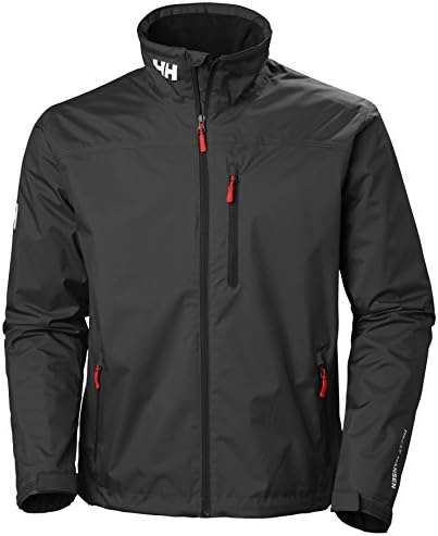 Helly-Hansen mens Crew Midlayer Fleece Lined Waterproof Windproof Rain Jacket