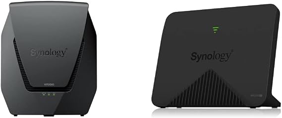 Synology Dual-Band Wi-Fi 6 Router WRX560 & MR2200ac Mesh Wi-Fi Router