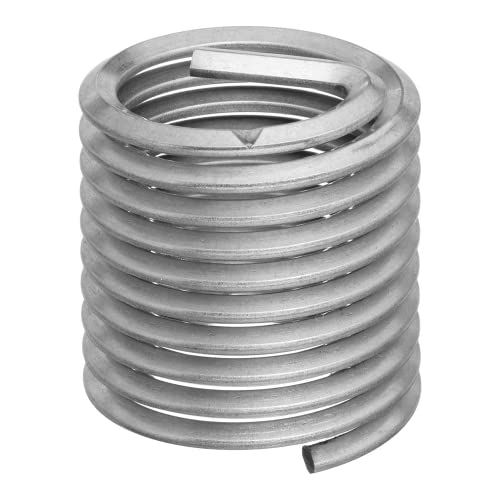 E-Z LOK Coil Threaded Insert for Metal 18-8 Stainless Steel Helical Wire Thread Insert 516-18 Internal Threads, 0.625 Length, Pack of 10
