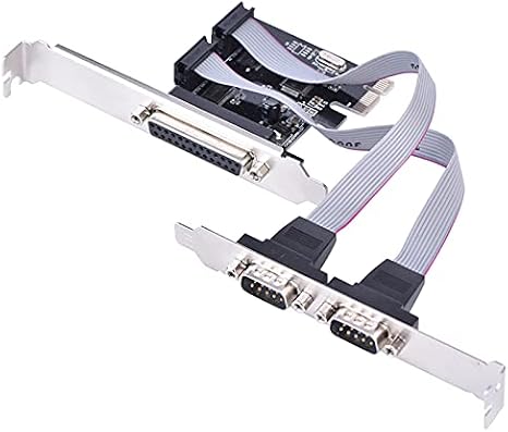 PCIe to Dual Serial and Parallel Expansion Card 2-Port RS232 LPT