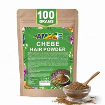 Natural Chebe Hair Powder, African Chebe Powder for Moisture Support, Length Retention and Breakage Appearance Reduction for Curly Coily Textured Hair, For Men and Woman, 100 GR