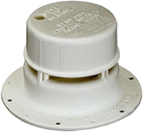 Ventline V2049-03 1-1/2" Plastic Plumbing Vent, Colonial White