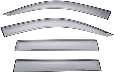 WellVisors Window Visors Compatible with Lexus GX470 2003-2009 | With Black Trims, Wind Deflector Rain Guards, 3-847LX020