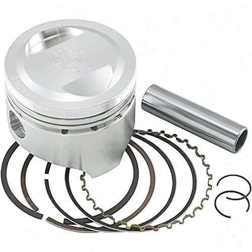 Wiseco 40059M05900 Piston Kit - 5.00mm Oversize to 59.00mm Bore, 10:1 Compression