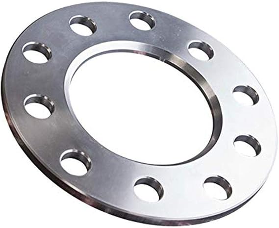 BSP Wheel Spacer, 5 x 4.50/4.75 in Bolt Pattern, 1/2 in Thick, Aluminum, Clear Anodize, Each