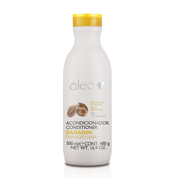 ALEA - Damaged Hair Conditioner - Damaged Hair Line - 500 ml - with Silk Proteins and Argan Oil - Sulfate and Paraben-Free - Restores Hair Vitality