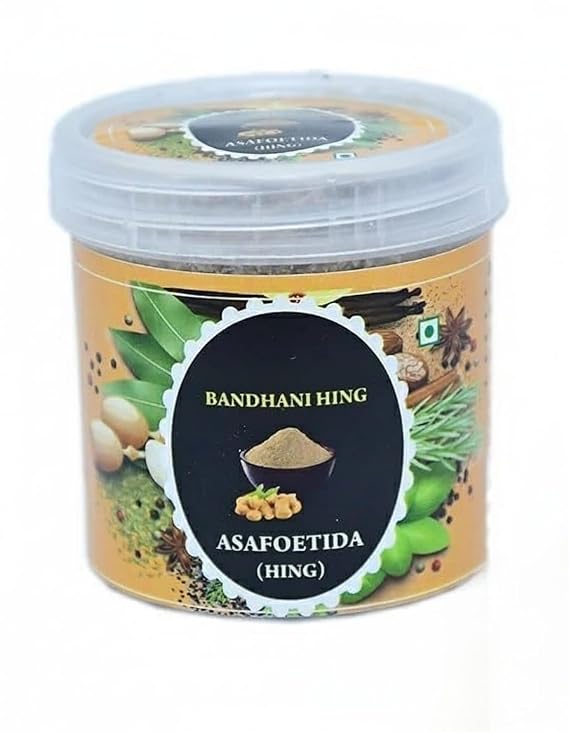 Asafoetida Hing Jar Strongest Compounded Pure Hing Powder (50 gm, Pack of 1)