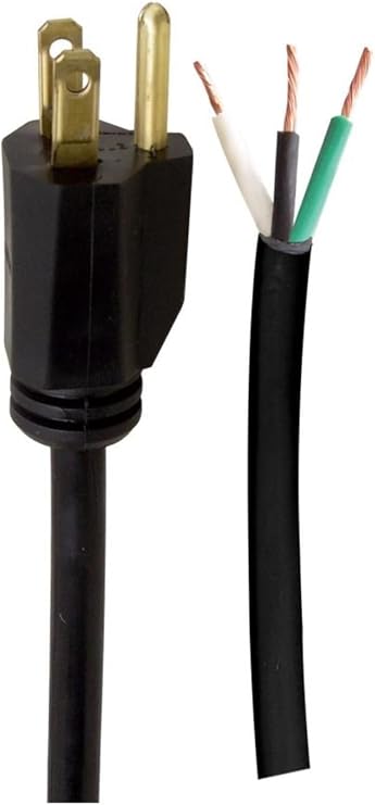 03-00066 14/3 SJOW Repair Cord, 9-Foot, Black