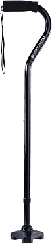 HurryCane Go HCANE-BK-G2 Walking Stick with T Handle, Black