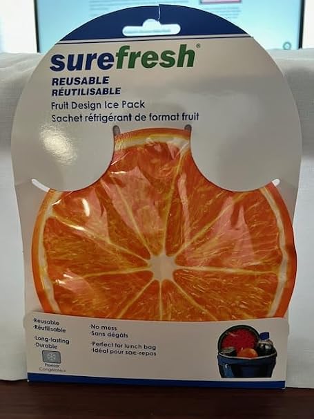 SureFresh Cooler Ice Pack, Orange Design