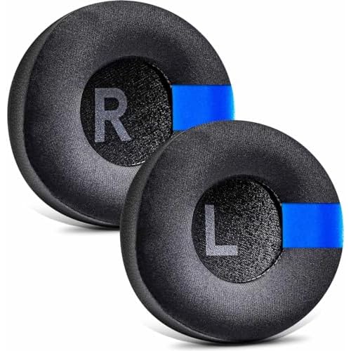 TRANSTEK Replacement Earpads Ear Cushion Compatible with Jabra REVO WirelessWired I Thicker Memory Foam Cooling Gel Fabric