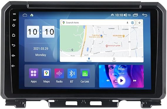 Android 11 Car Stereo Radio 8 Core for Suzuki Jimny 2018 2019 2020 Built in Apple CarPlay Android Auto IPS Screen GPS WiFi Head Unit (2+32GB)