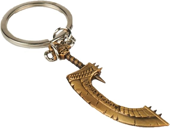 Starforged Warhammer Total War Warhammer Nehekharan Khopesh Men's Keychain Accessories Jewelry 1 PC