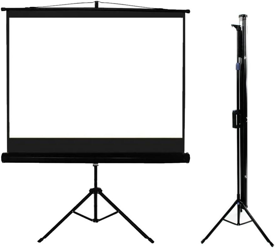 Codegen TX-20 200X200cm Tripod Stand Portable Projection screen, Black