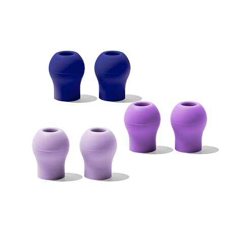 Eko CORE 500™ Rubber Ear Tips, 6 Pairs (Bloom Collection)