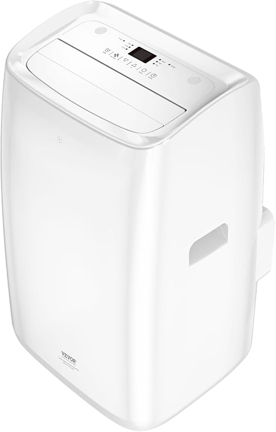 VEVOR Portable Air Conditioner 14,000 BTU, AC Unit with Built-in 3-in-1 Cool, Dehumidifier & Fan Modes for Room up to 700 sq.ft, Includes Remote Control & Window Kit