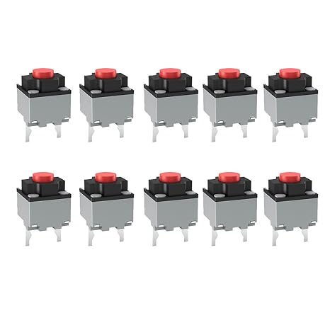 Tactile Switch Micro Switch Silent Switch Silent Switch Tactile Push Button 10-Piece Set